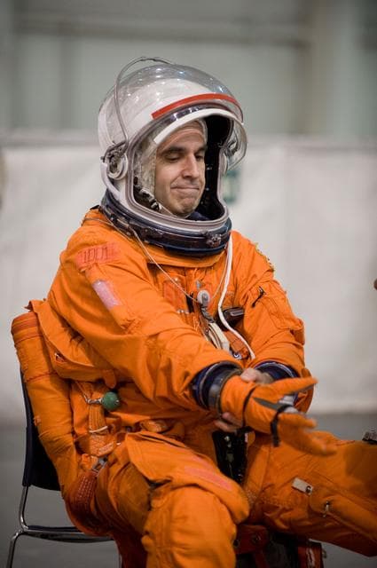 NASA image: STS-131 Water Survival Training at NBL.