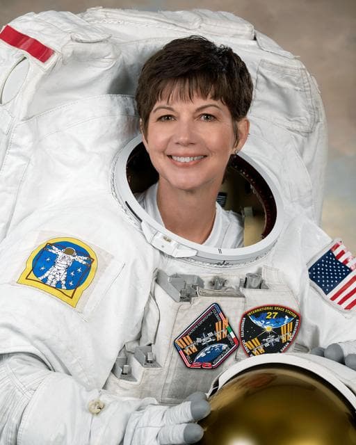 NASA image: Catherine ColemanOfficial Individual EMU photo