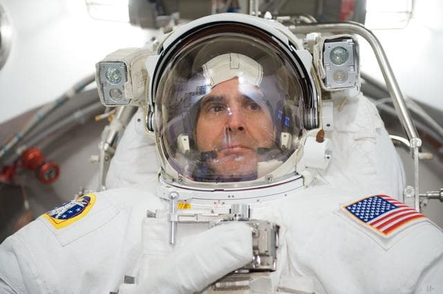 NASA image: SSATA PLSS Recertification/SSATA Crew Training with STS-131 crew member, astronaut Richard Mastracchio 