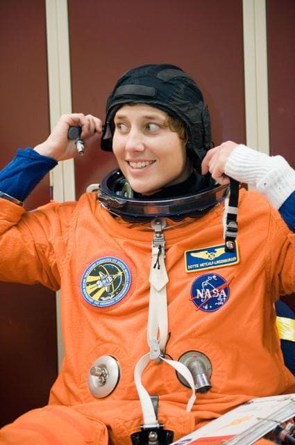 NASA image: STS-131 Preflight Training, ASC/CAP/DES 91020 training in CCT-II. 