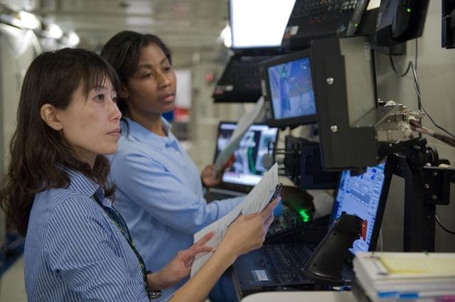 NASA image: STS-131 crew member and JAXA astronaut Naoko Yamazaki