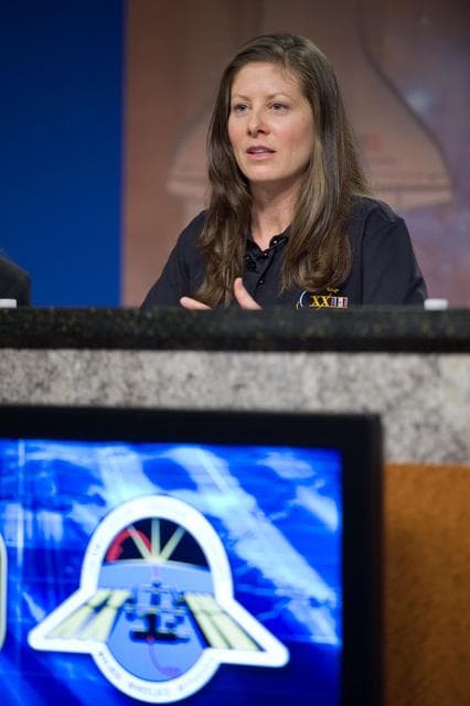 NASA image: Expedition 23 press conference.