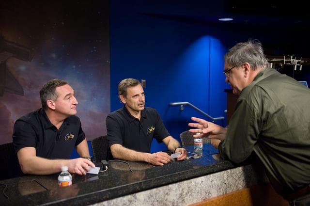 NASA image: Expedition 23 press conference.