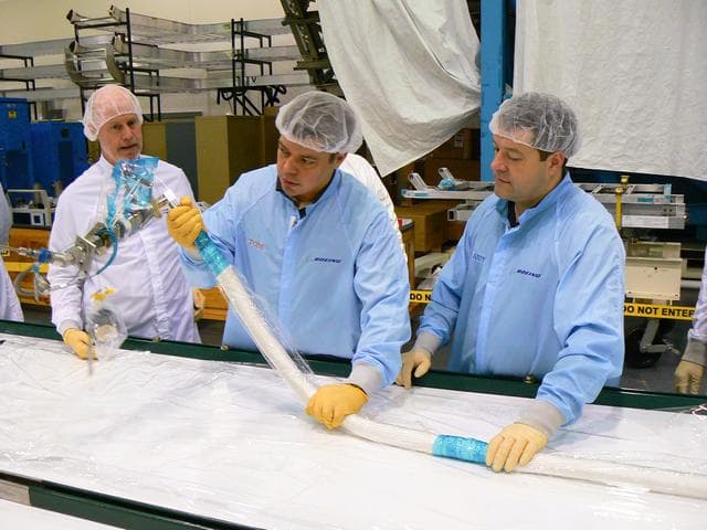 NASA image: STS-130 crew at Marshall