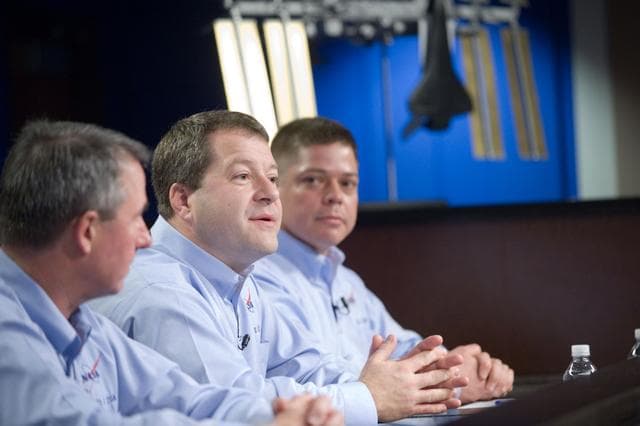 NASA image: STS-130 Press Conference