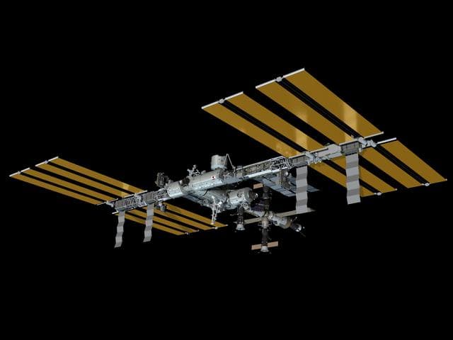 NASA image: Current Configurations of ISS for use on HSF web
