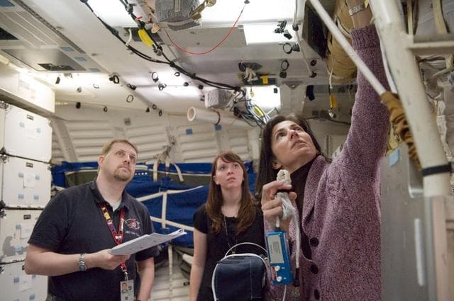 NASA image: STS-133 crew during CCT II Flight Communications plan