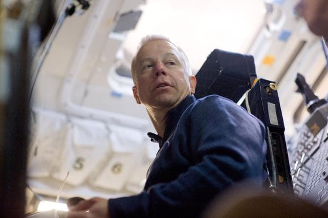 NASA image: STS-133 crew during CCT II Flight Communications plan