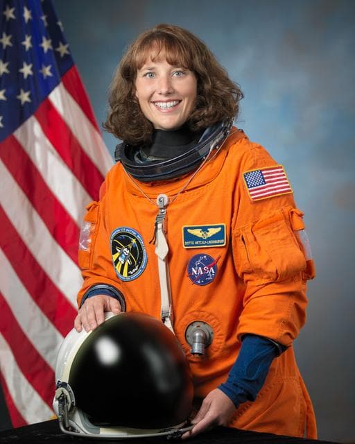 NASA image: Metcalf-Lindenburger Official Individual ACES suit photo