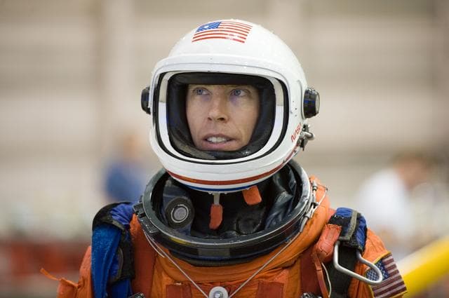 NASA image: STS-134 water survival training at the NBL