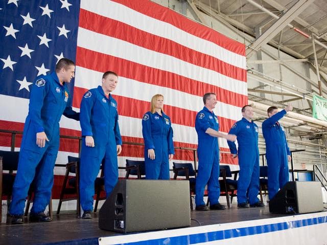 NASA image: STS-130 Crew Return, Ellington Field