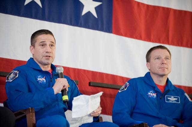 NASA image: STS-130 Crew Return, Ellington Field