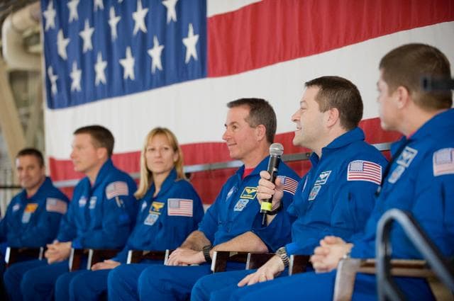 NASA image: STS-130 Crew Return, Ellington Field