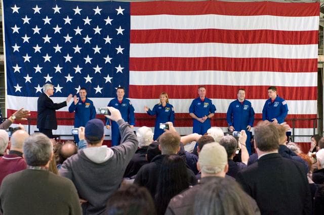 NASA image: STS-130 Crew Return, Ellington Field