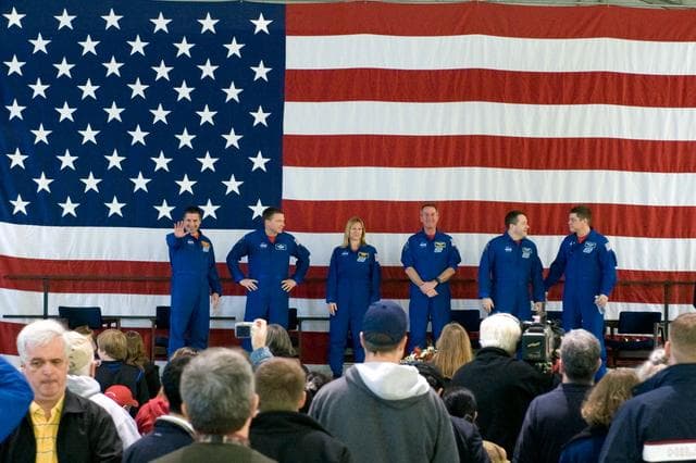 NASA image: STS-130 Crew Return, Ellington Field