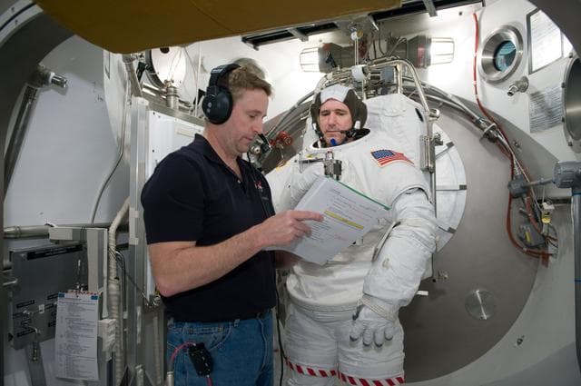 NASA image: STS-132 SSATA Crew Training