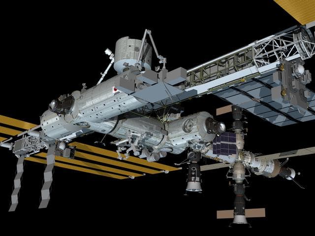 NASA image: Series of 9 ISS images after the addition of Node 3-Cupola for media use 