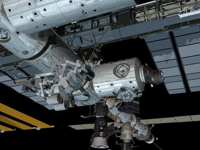 NASA image: Series of 9 ISS images after the addition of Node 3-Cupola for media use 