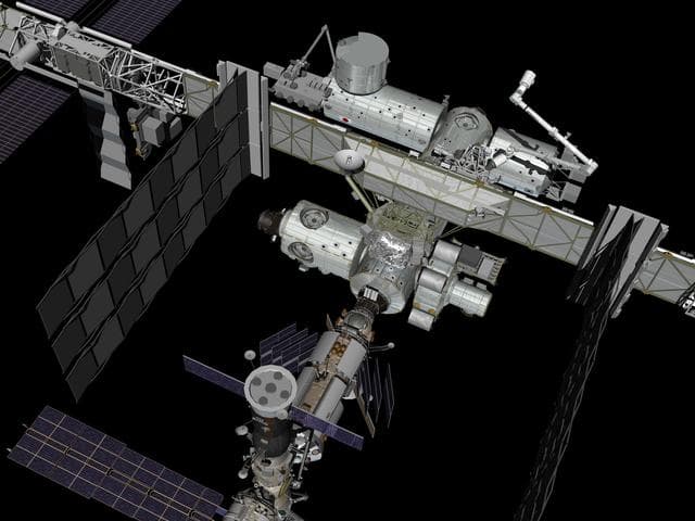 NASA image: Series of 9 ISS images after the addition of Node 3-Cupola for media use 