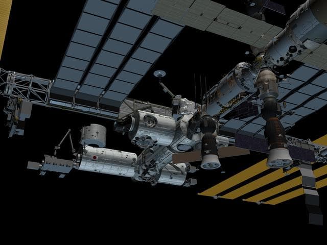 NASA image: Series of 9 ISS images after the addition of Node 3-Cupola for media use 