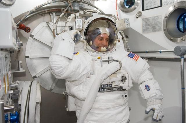 NASA image: STB-SS-1910 / 08 / 07  STS-132 SSATA Crew Training - Crew Member: Garrett Reisman 