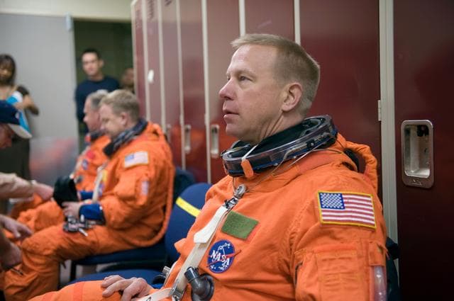 NASA image: STS-133 crew during CCTII Bailout training