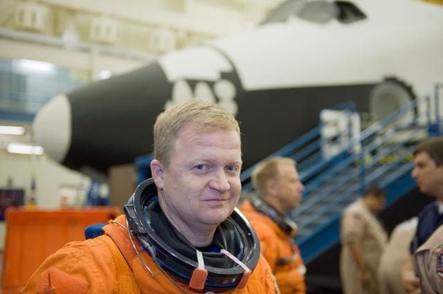 NASA image: STS-133 crew during CCTII Bailout training