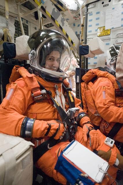 NASA image: STS-133 crew during CCTII Bailout training