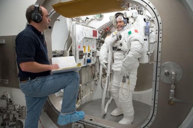 NASA image: STB-ST-903 - INC 25 SSATA Crew Training  - Paolo Nespoli