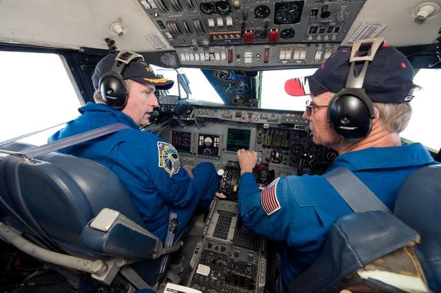 NASA image: Documentation of Space Shuttle Training Aircraft in operation at White Sands Space Harbor 