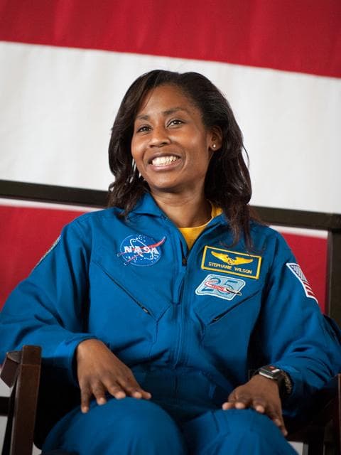 NASA image: STS-131 Crew Return Ceremony at Ellington Field