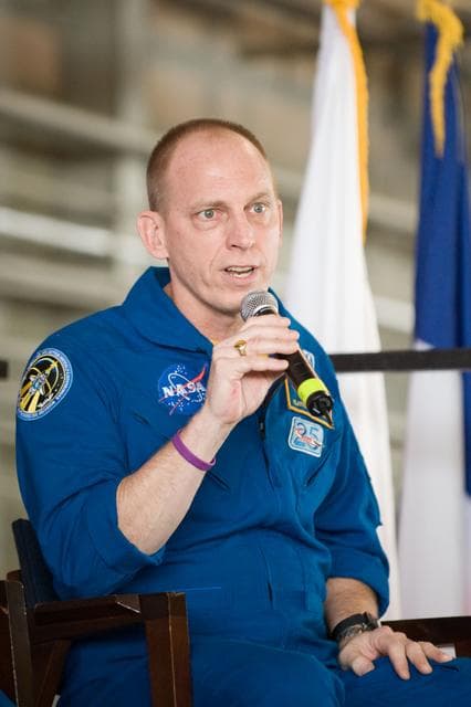 NASA image: STS-131 Crew Return Ceremony at Ellington Field