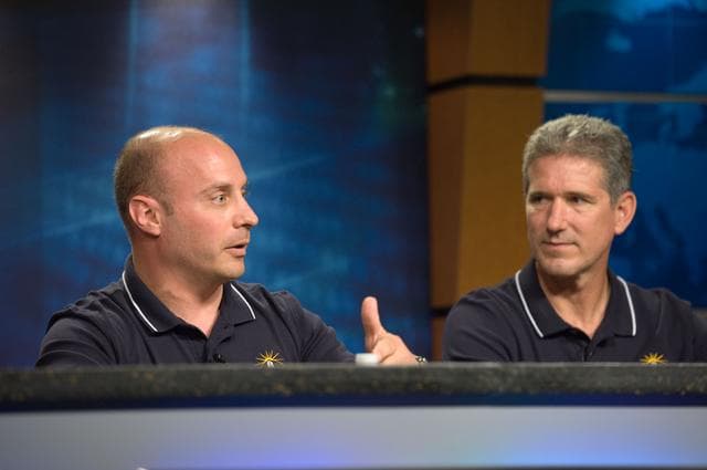 NASA image: STS-132 press conference