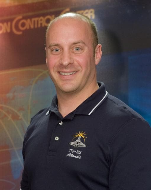 NASA image: STS-132 press conference