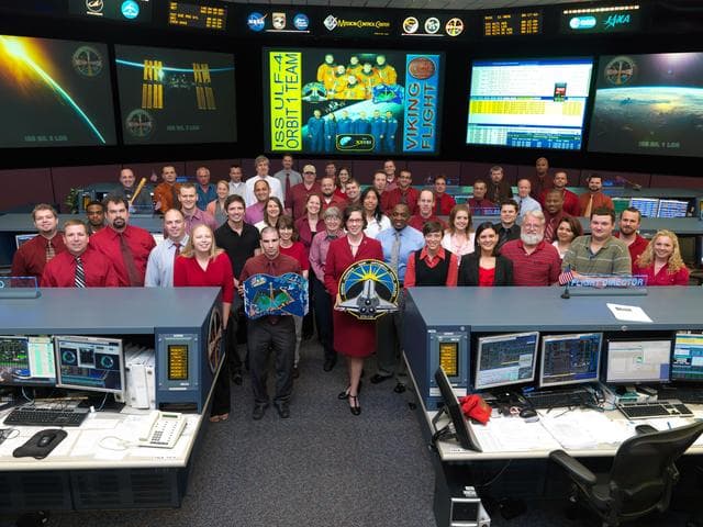 NASA image: STS-132/ULF-4 Flight Control Team in FCR-1
