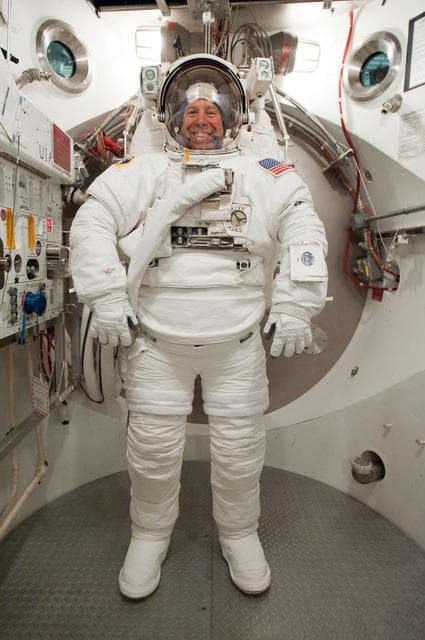 NASA image: STB-SS-1913 - SSATA Crew Training for STS-133 (Timothy Kopra)  