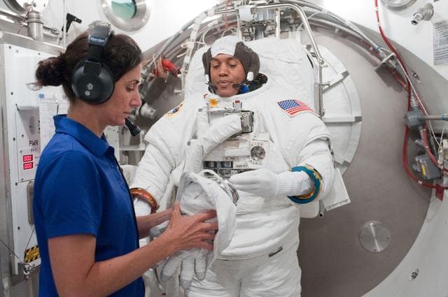 NASA image: STB-SS-1914 - SSATA Crew Training for STS-133 (B. A. Drew)