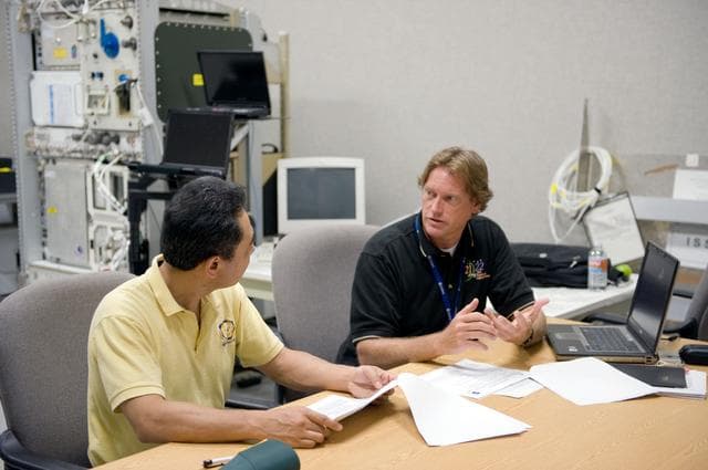 NASA image: Expedition 28 crew payload training on DECLIC