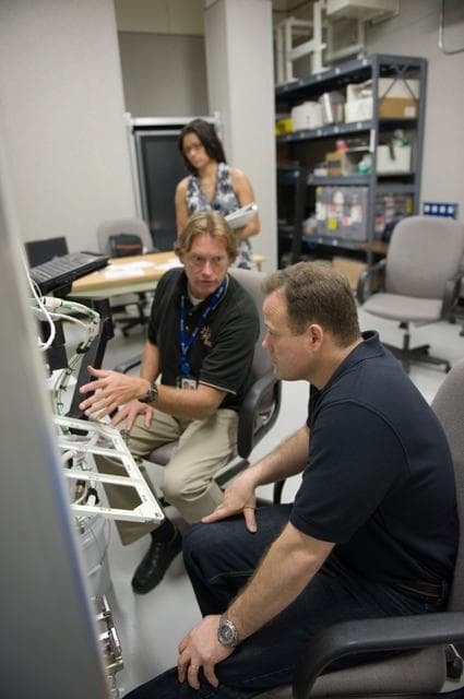NASA image: Expedition 27 crew payload training on DECLIC