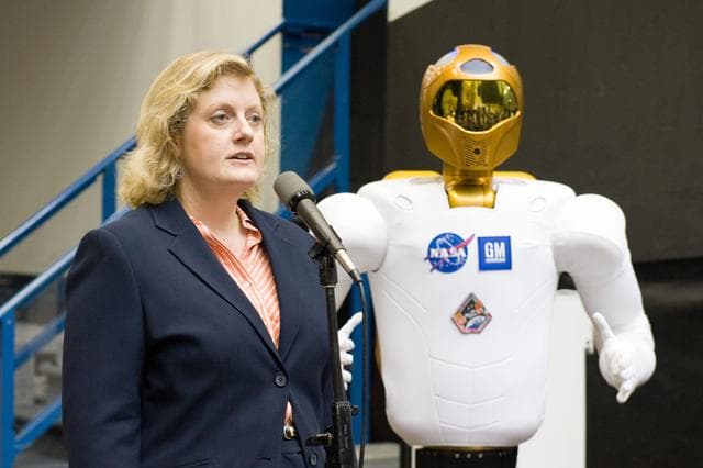 NASA image: Robonaut R2 media day in building 9NW
