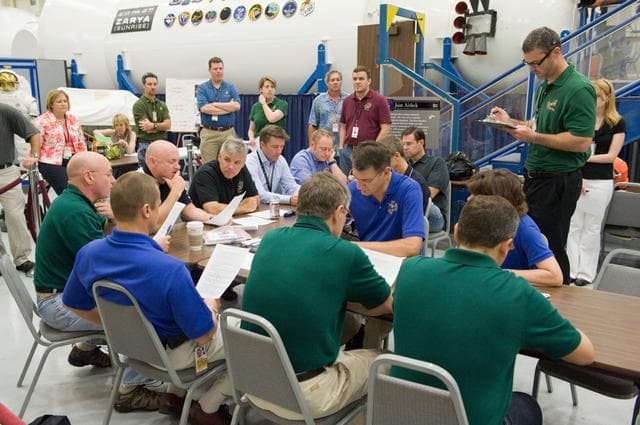 NASA image: Documentation of Joint STS-134, Expedition 25 and 26 Emergency Ops Training  