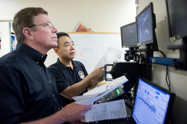 NASA image: Expedition 28 JAXA astronaut Satoshi Furukawa and Astronaut Mike Fossum  