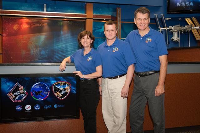 NASA image: Media ops session for Expedition 26/27 press conference