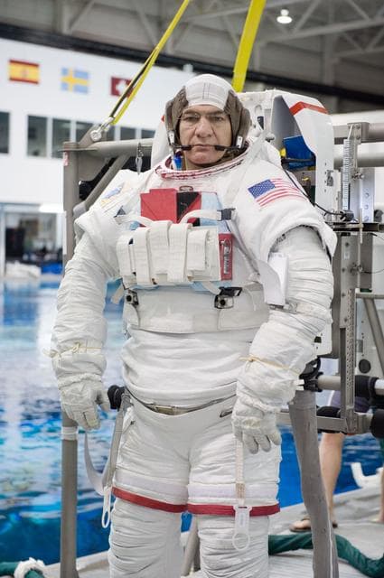 NASA image: Expedition 26 crew members Cady Coleman and Paolo Nespoli