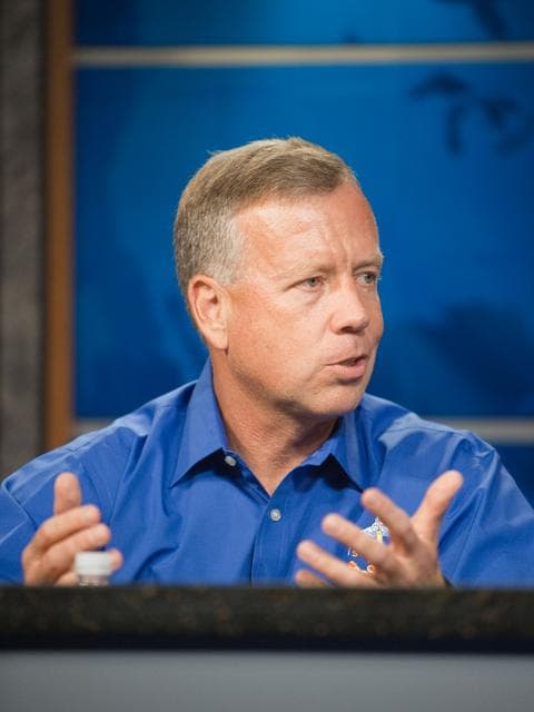 NASA image: STS-133 crew press conference
