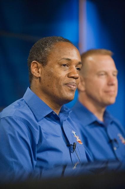 NASA image: STS-133 crew press conference