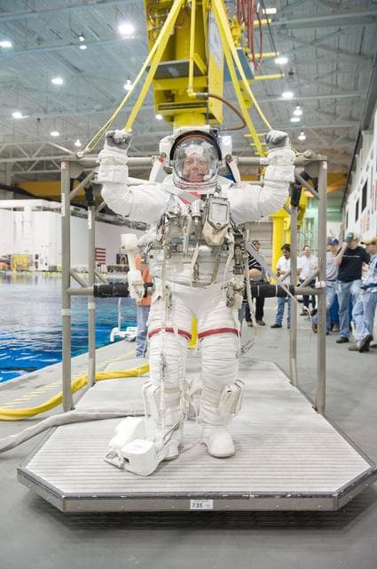 NASA image: Expedition 27 and Expedition 28 crew members NBL training
