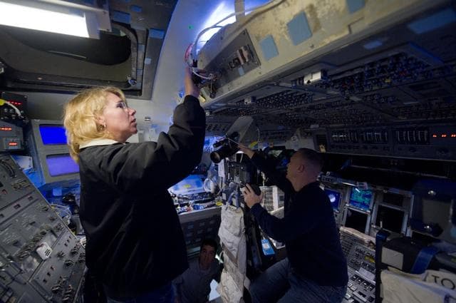 NASA image: STS-335 crew during Orbit Skill training