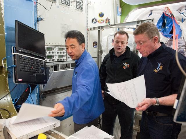 NASA image: Expedition 28 crew member and JAXA astronaut satoshi Furukawa   