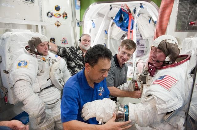 NASA image: Expedition 28 crew member and JAXA astronaut satoshi Furukawa   
